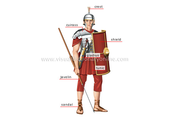 roman soldier armor diagram